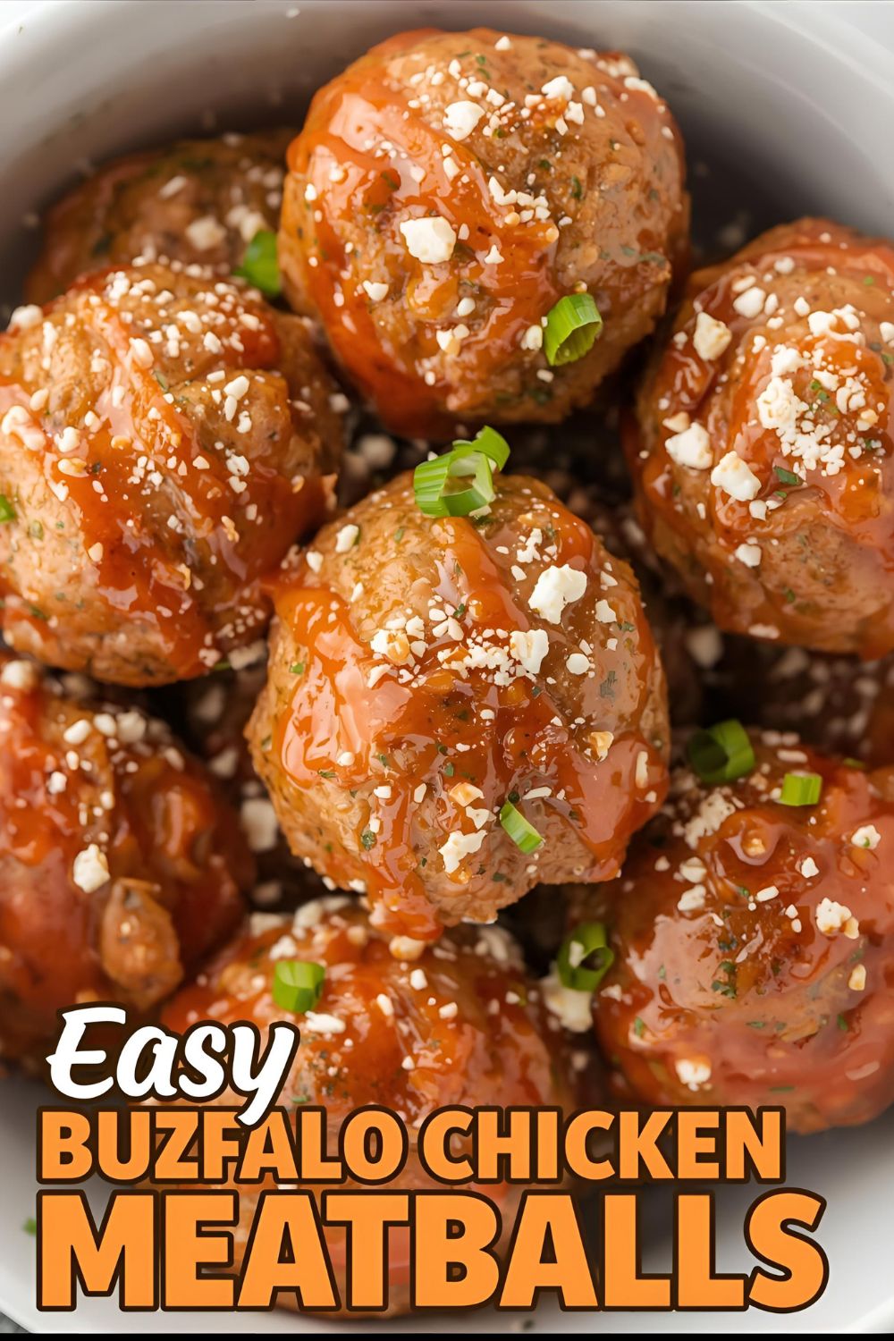 A simple and delicious recipe for making spicy buffalo chicken meatballs, perfect as an appetizer.