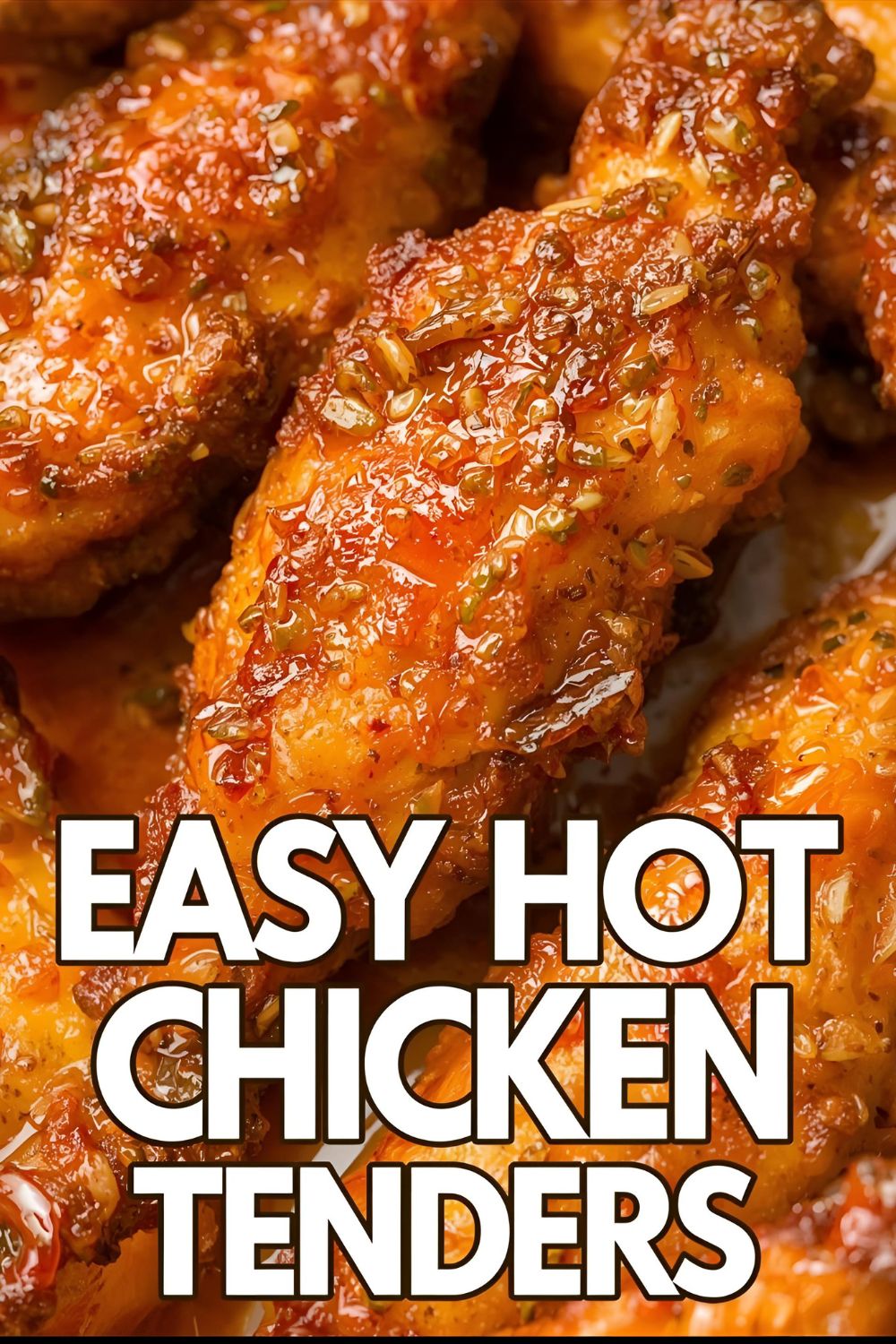 A delicious and easy recipe for making crispy hot honey chicken tenders at home.