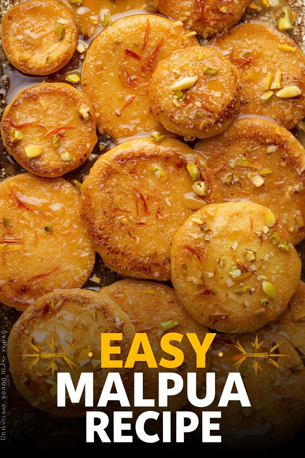 An easy recipe for making traditional Indian malpua, a sweet fried pancake soaked in sugar syrup.