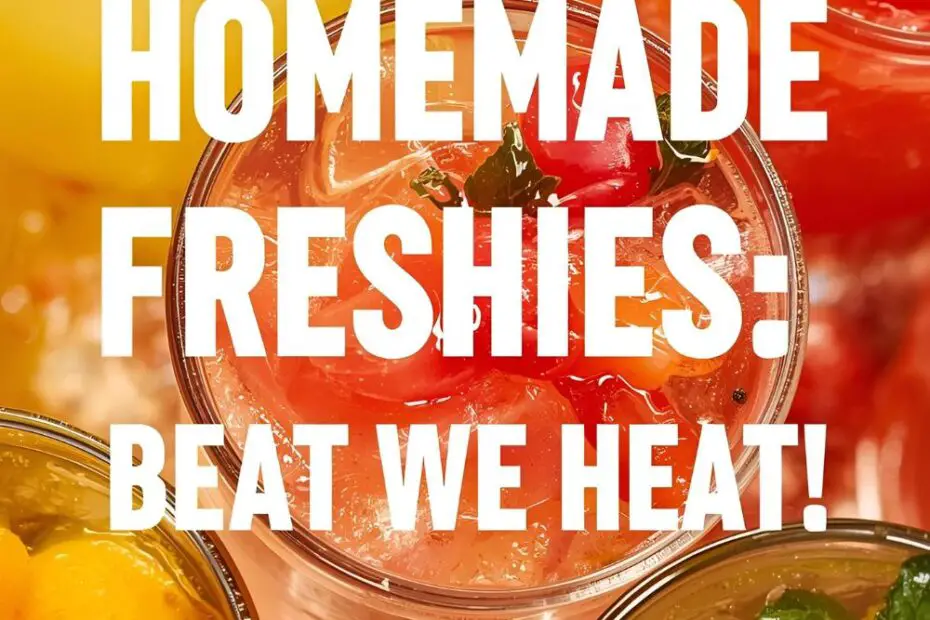 Easy and refreshing recipes for homemade Freshies, perfect for staying cool in hot weather.