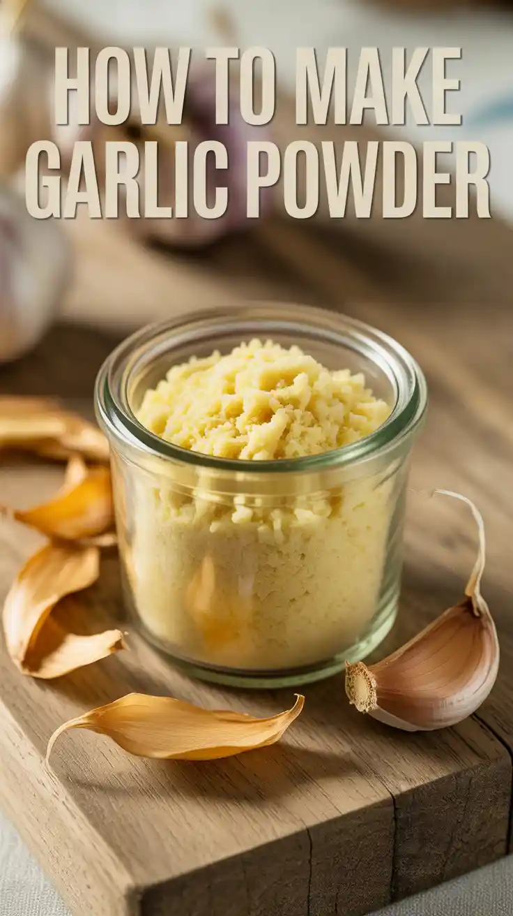 How to make garlic powder at home