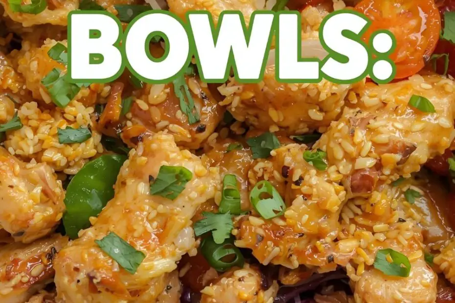Learn how to build amazing healthy chicken bowls! Endless customization for a quick, easy, and nutritious meal. Get inspired with our simple guide!