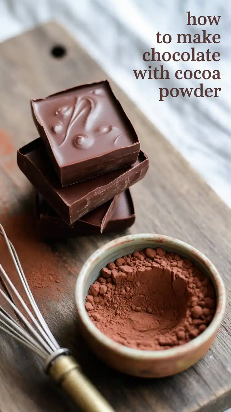 How to make chocolate with cocoa powder