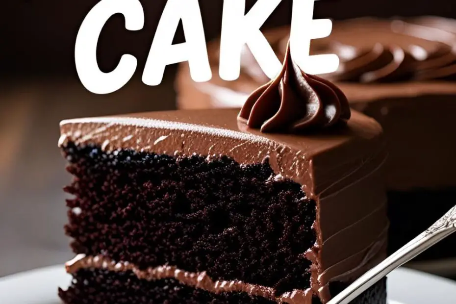 A perfect slice of homemade chocolate cake with chocolate frosting on a white plate, ready to be eaten.