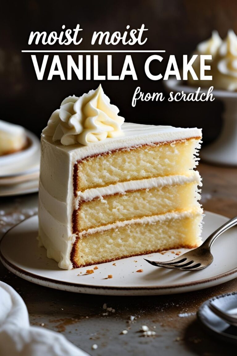 A bright, clean flat-lay of ingredients for a from-scratch vanilla cake, including cake flour, buttermilk, eggs, and a bottle of vanilla extract.