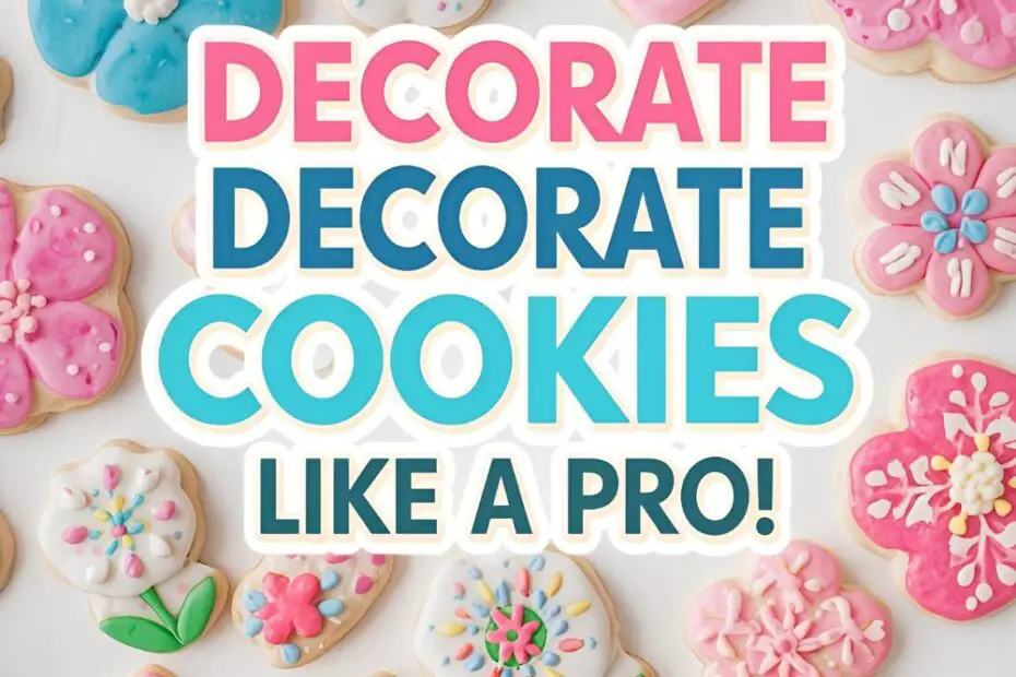 A beginner's guide on how to decorate cookies with royal icing to achieve professional-looking results.