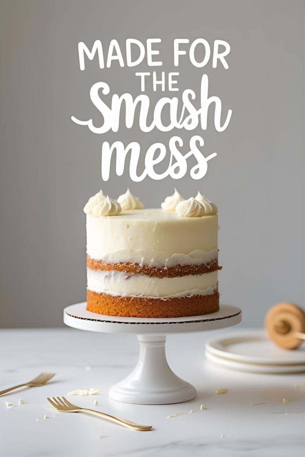 A guide on how to make an easy, healthy, and adorable smash cake for a baby's first birthday.