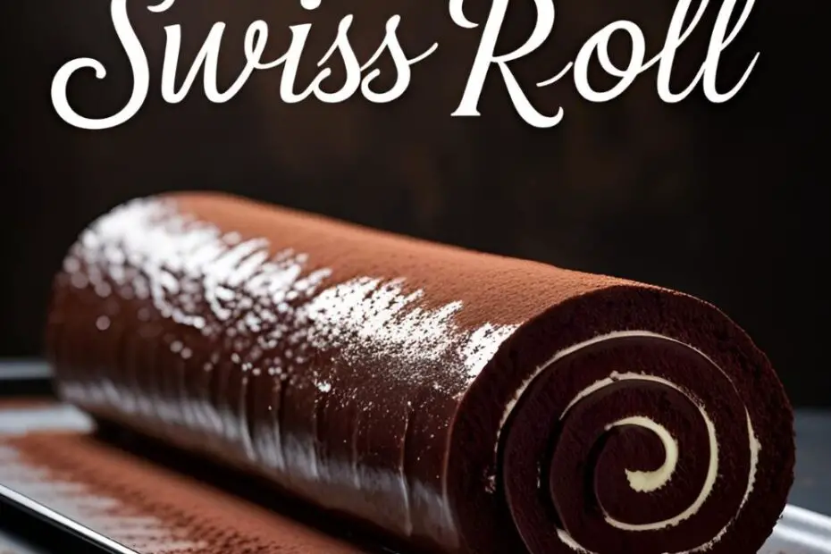 A guide on how to make a perfect, no-crack chocolate Swiss roll cake at home.
