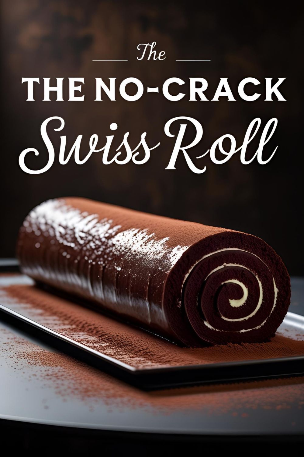 A guide on how to make a perfect, no-crack chocolate Swiss roll cake at home.