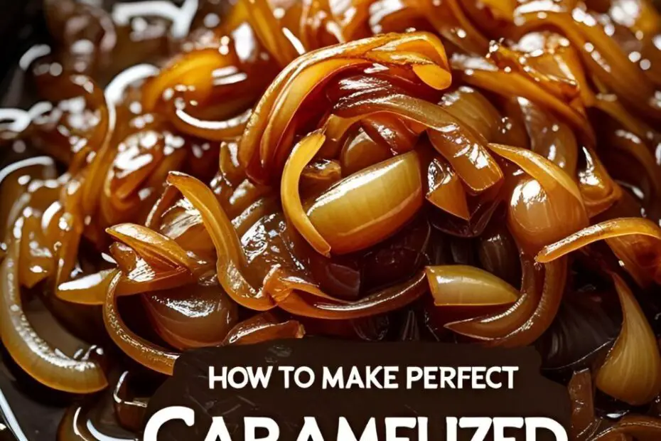A step-by-step guide on how to make perfect, sweet, and jammy caramelized onions at home.