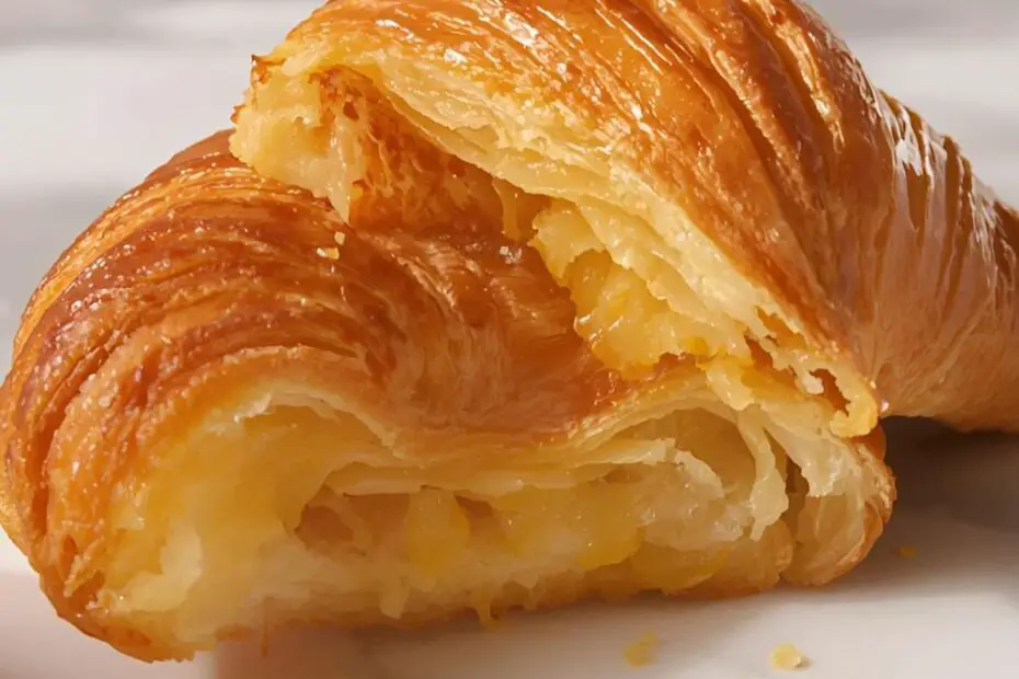 A detailed guide on how to make flaky, buttery croissants homemade from scratch.