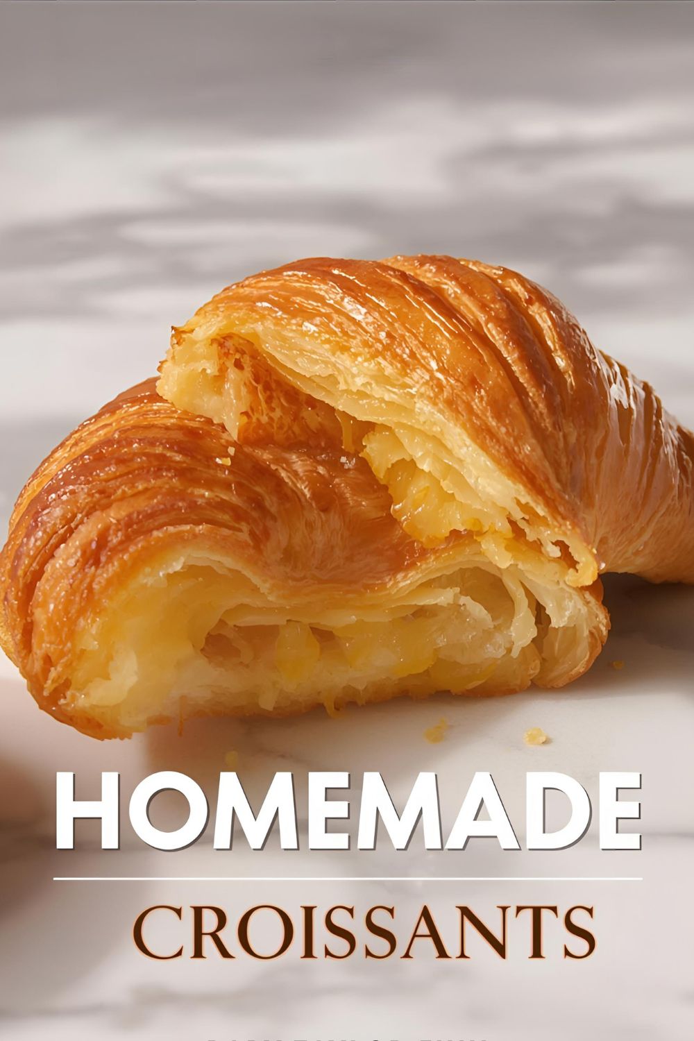 A detailed guide on how to make flaky, buttery croissants homemade from scratch.