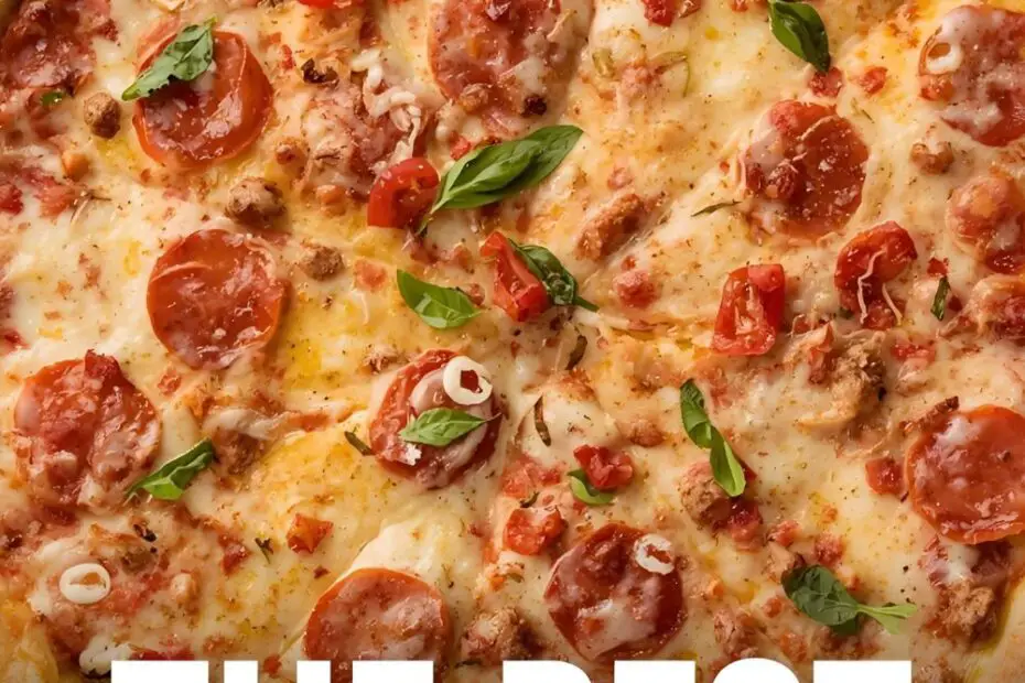 An easy and delicious recipe for making the best pizza at home with a crispy crust.