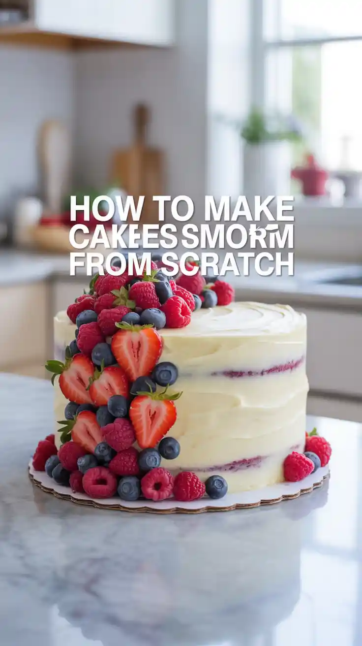 How to make cakes from scratch