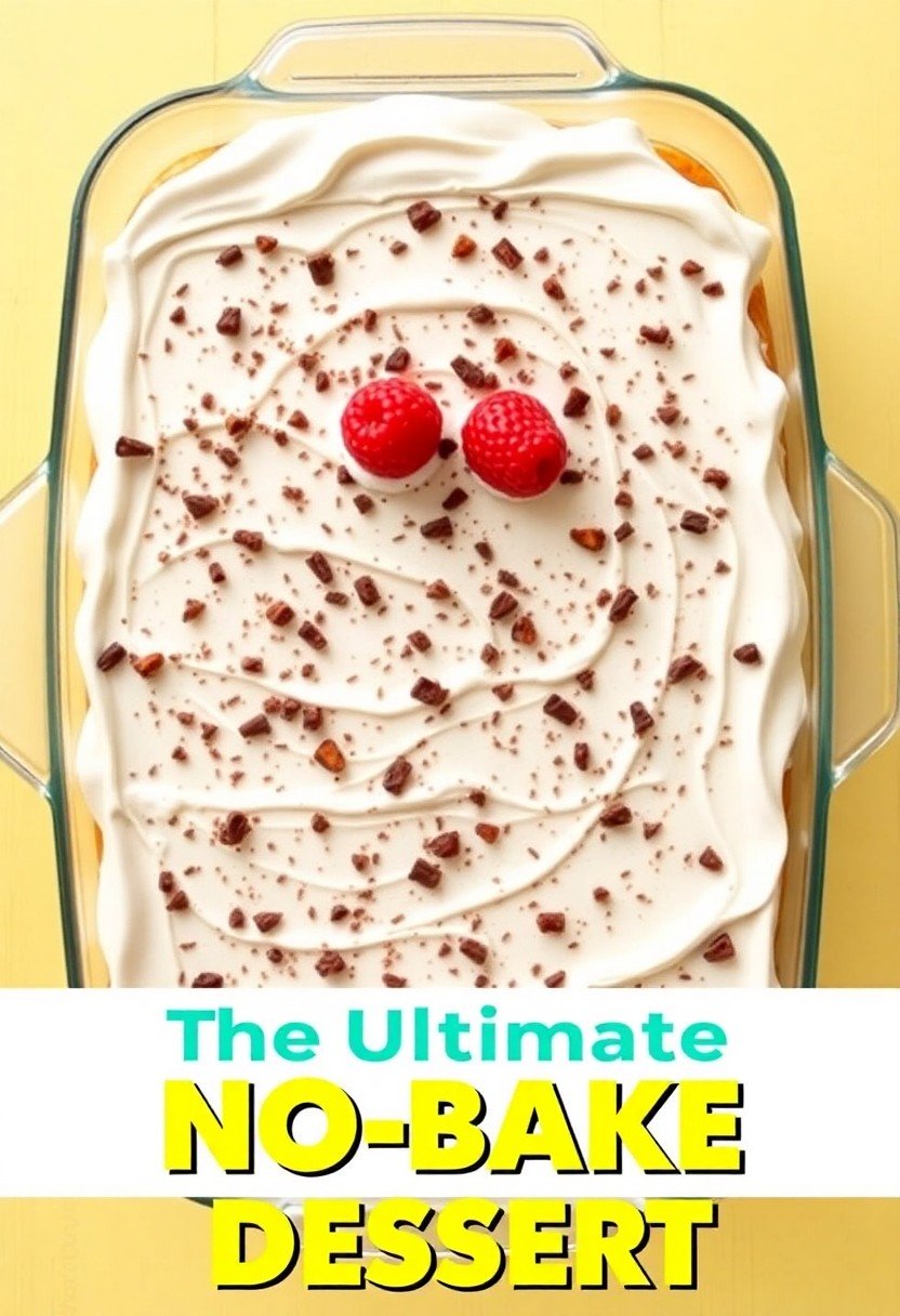 A guide on how to make the best and easiest no-bake banana split cake.