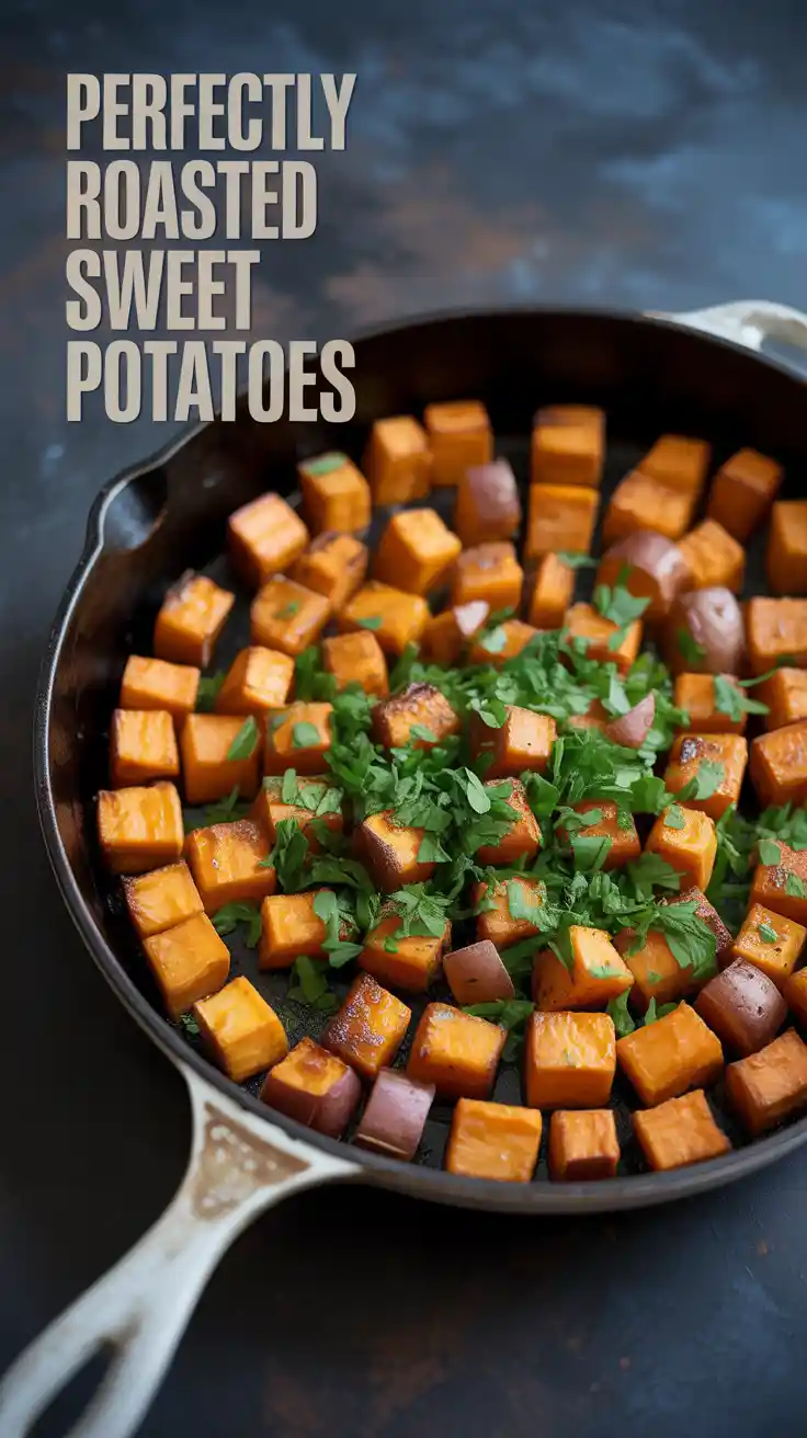 A flat lay of the simple ingredients for making sweet potatoes: whole sweet potatoes, olive oil, salt, and pepper.