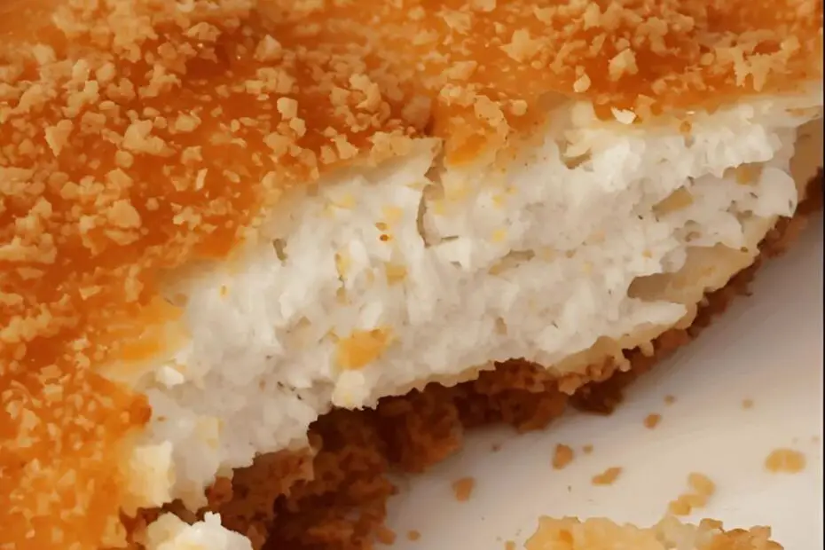 Crispy baked Ritz cracker chicken breast on a plate, with the text overlay "Ritz Cracker Chicken."