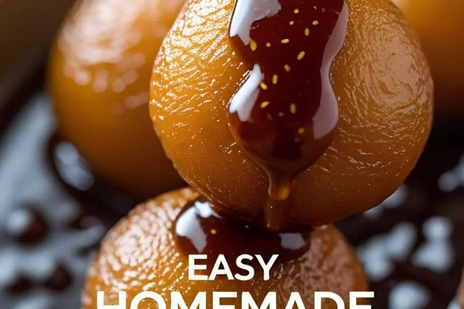 Easy homemade Japanese dango skewers