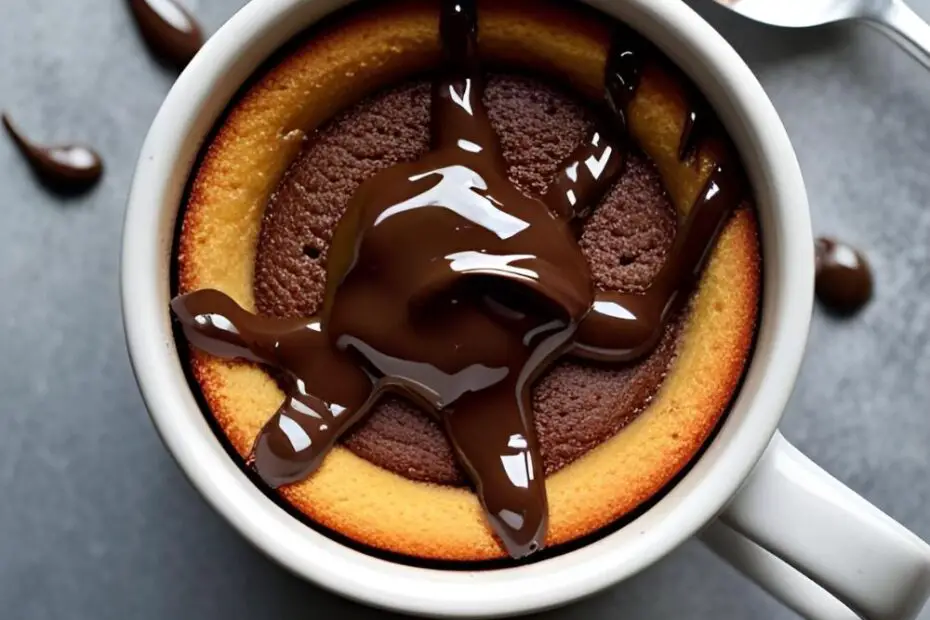 Easy 5-minute Nutella mug cake recipe