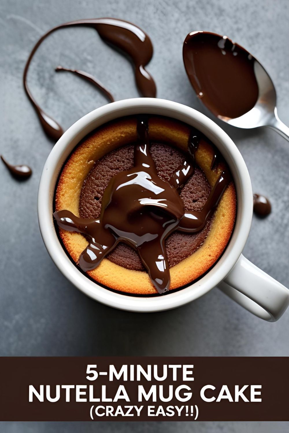 Easy 5-minute Nutella mug cake recipe