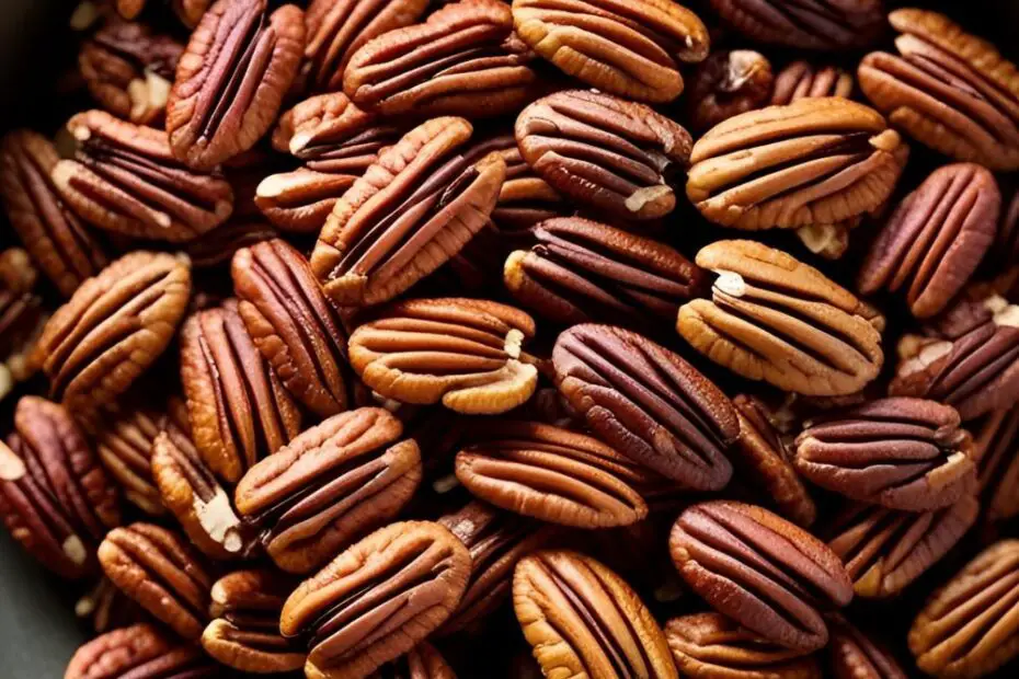 A bowl of perfectly roasted pecans.